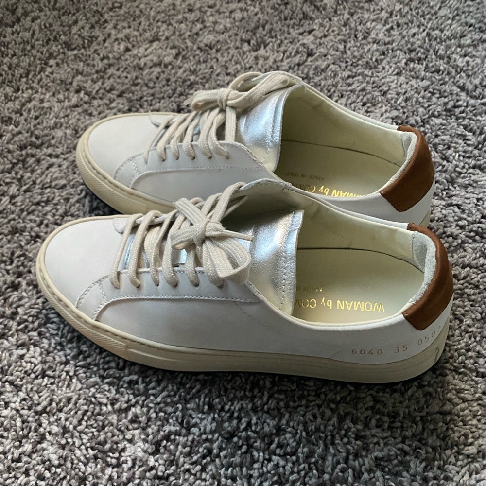 Common Project White Retro Low Special edition sneakers